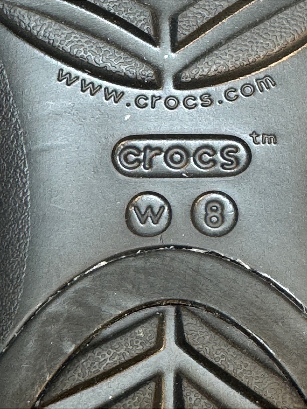 Crocs Serena Sexi Women’s Size US 8 Black Thong Slingback Flip Flop Sandal Rare - Picture 8 of 8